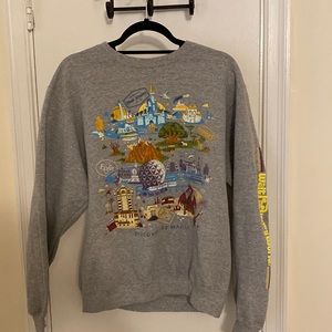 Disney Parks sweatshirt design includes all the parks!